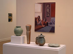 Ceramics: Rachel Husser Stegman, Painting: Brittany Sims, 2006 Undergraduate Juried Exhibition