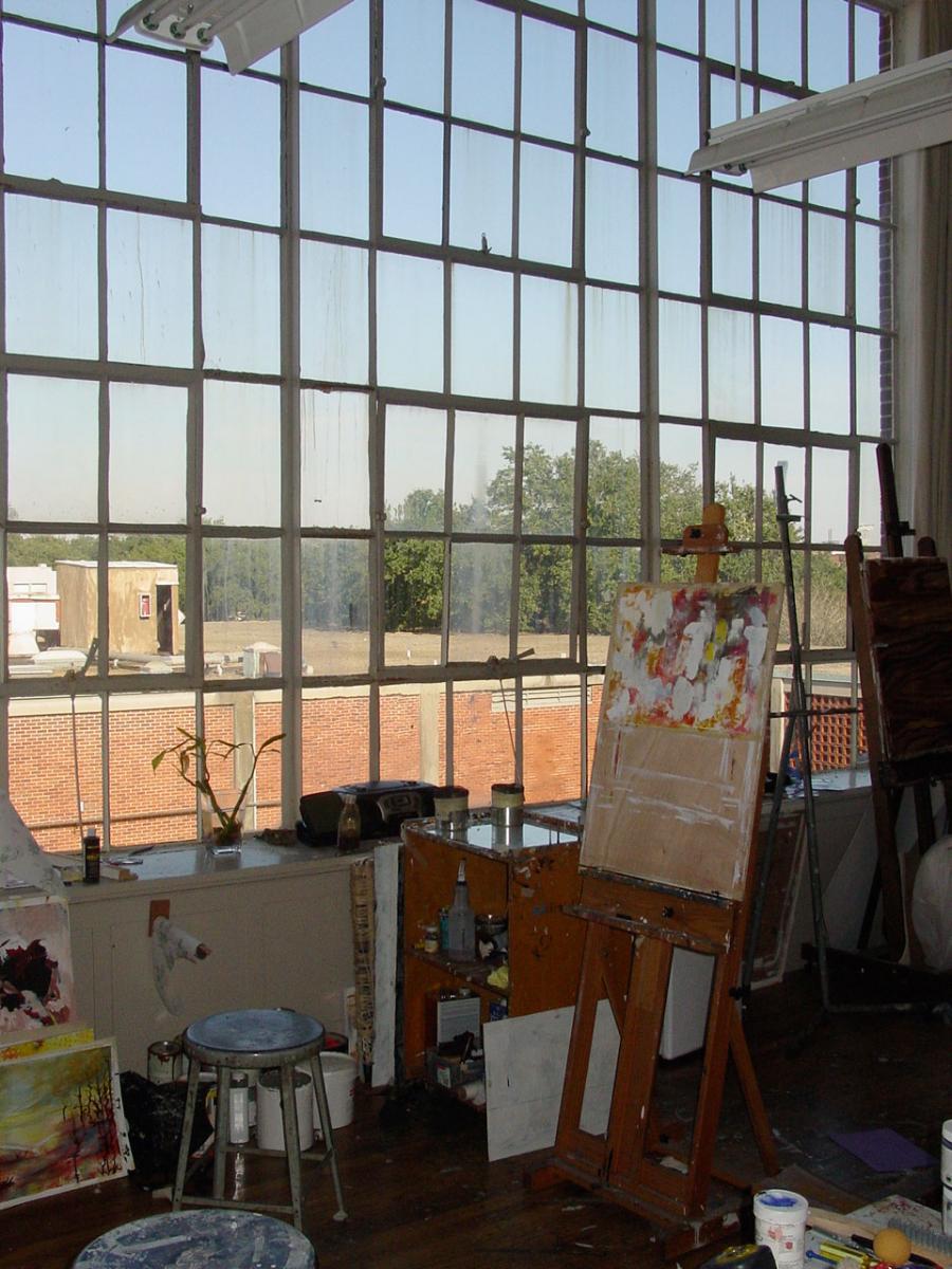 Advanced Painting Room image showing well lit, spacious work area