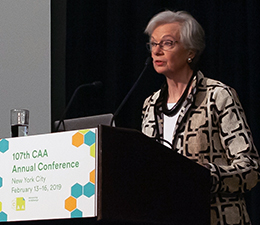 Elizabeth Boone at CAA Conference