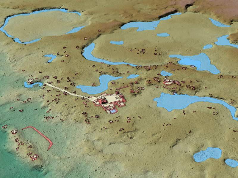 A 3D overview of the Classic Maya site of La Corona