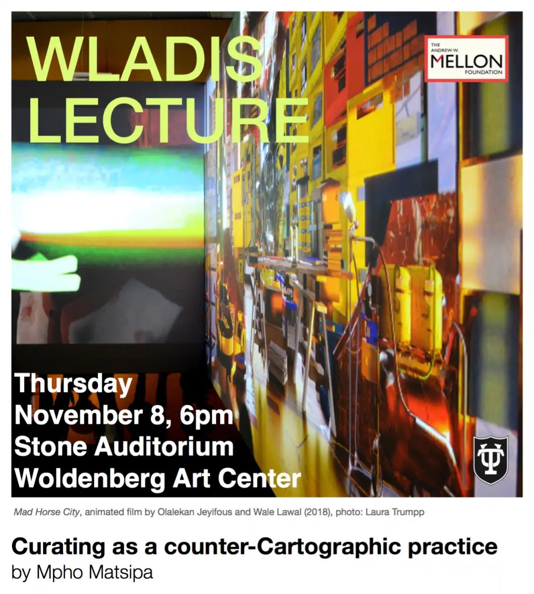 Wladis Lecture event poster