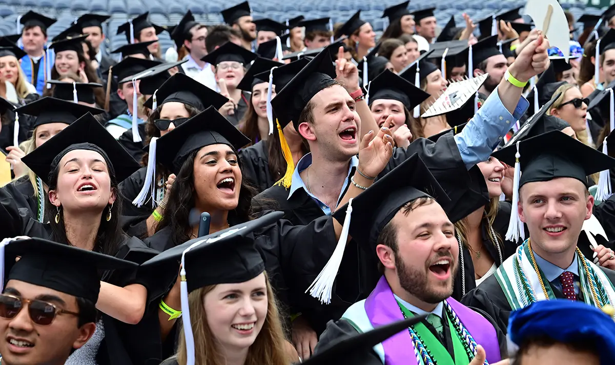 Tulane School of Liberal Arts Students at Commencement, May 2024
