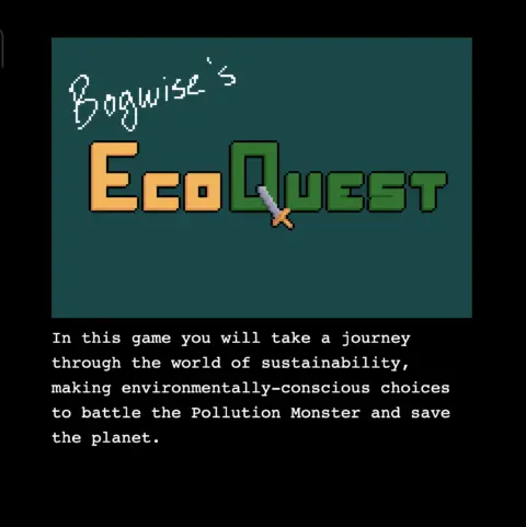 EcoQuest I game, Digital Media Practices at Tulane University