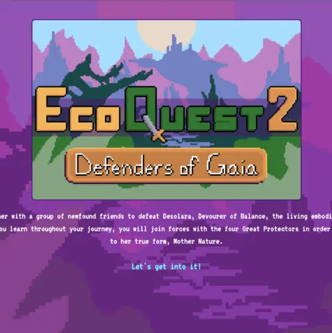 EcoQuest II game, Digital Media Practices at Tulane University