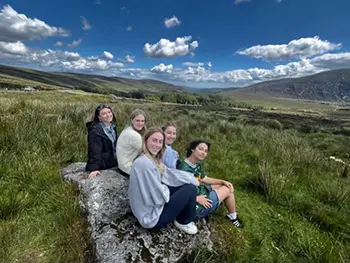 Group photo in Ireland