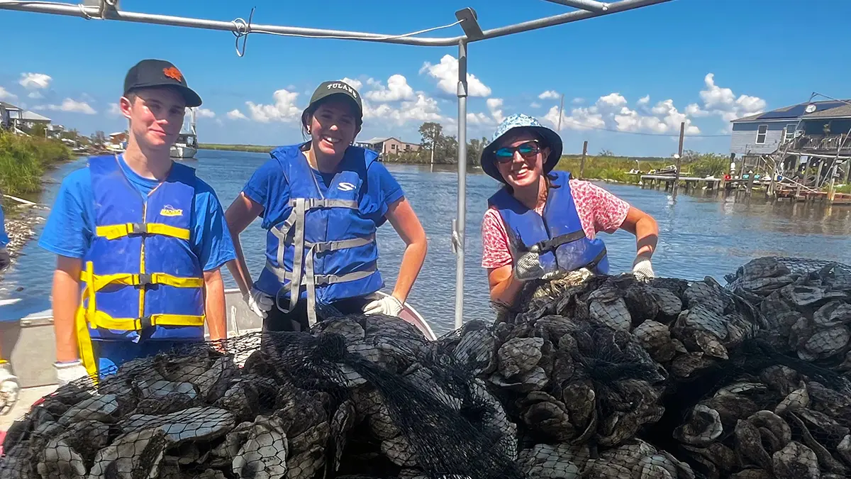 Tulane Students Partner with Native Communities to Restore Coastal Louisiana