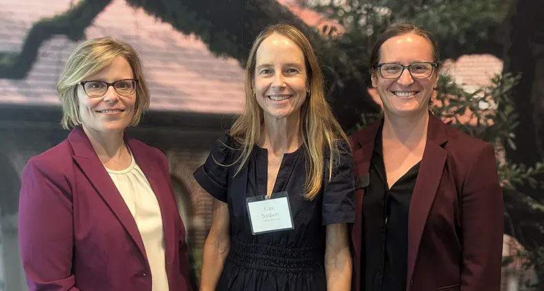 Karissa Haugeberg, Kate Baldwin, and Clare Daniel