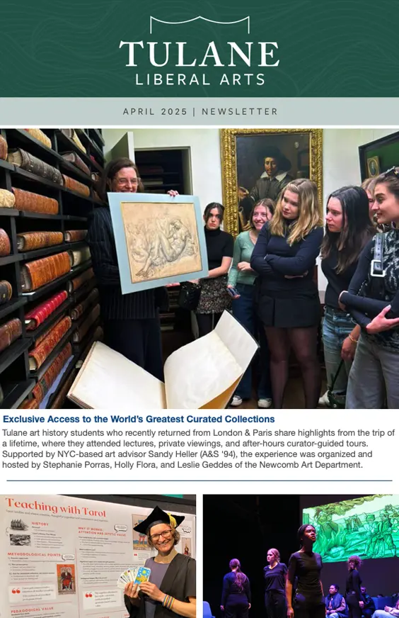 Tulane SLA April 2025 Newsletter