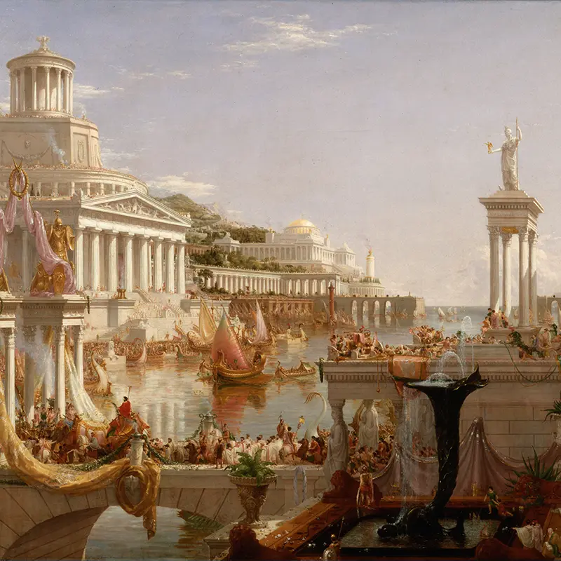 The Consummation The Course of the Empire 1836, By Thomas Cole