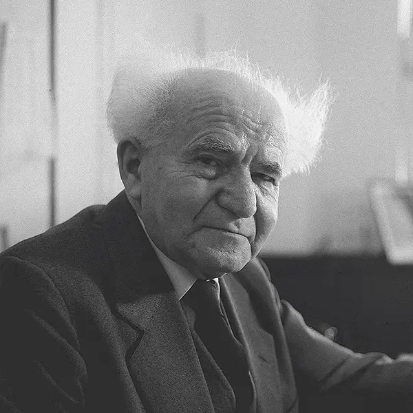 David Ben-Gurion in 1960, photo: Fritz Cohen