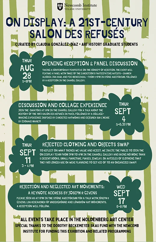 Event Poster for On Display: A 21st-Century Salon des refusés