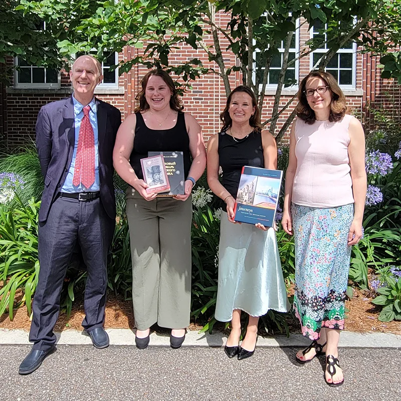 German & Slavic Faculty with Award winning students