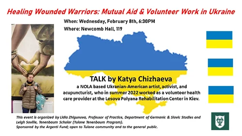 Flyer for Healing Wounded Warriors Event