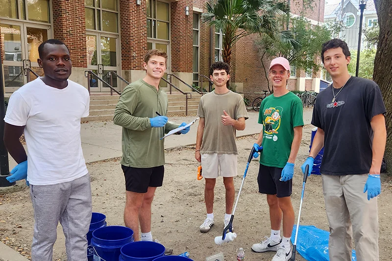 Tulane students in Nicole Katin's Approaches to Environmental Studies course.