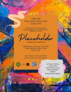 Flyer for Placeholder event