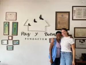 Tara Yanez at Fundación Paz y Bien