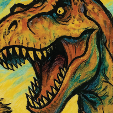 Illustration of a T-Rex