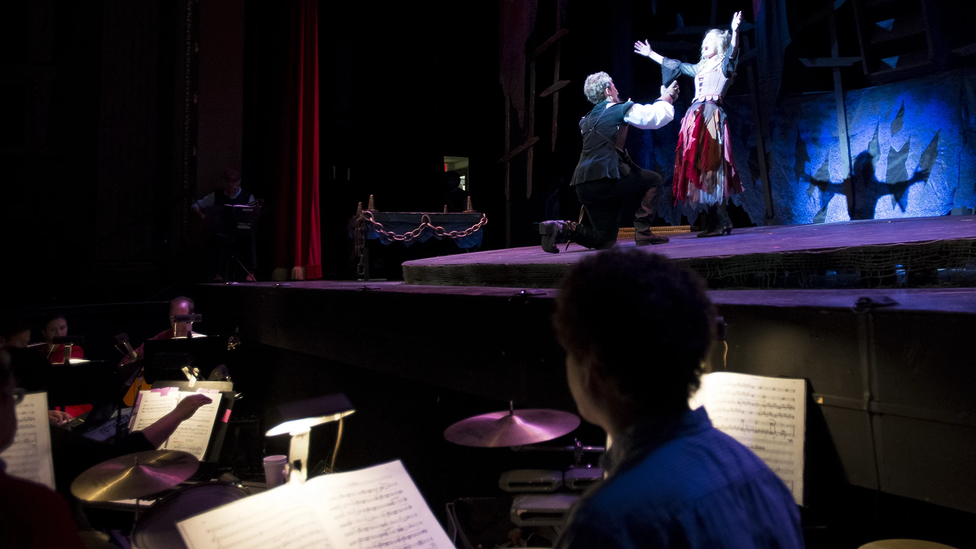 Newcomb Department of Music Orchestra pit