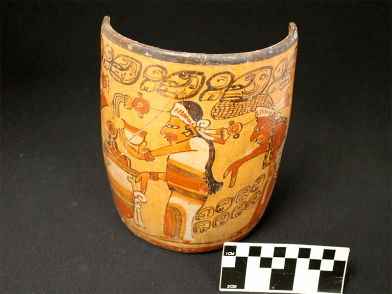 Painted vessel fragment, Sophia Wells