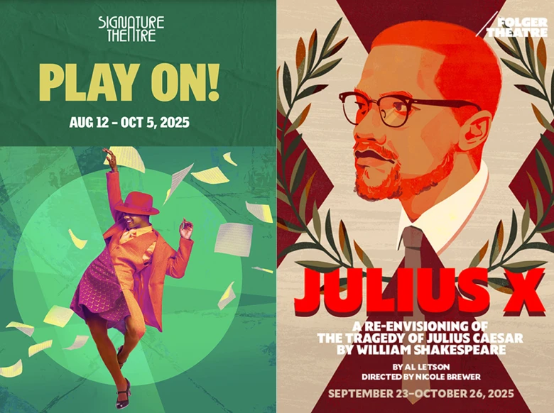 Playbills from Play On, and Julius X performances
