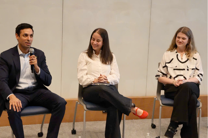 Congressman Suhas Subramanyam (SLA’ 08) shared his experience on networking with alums.