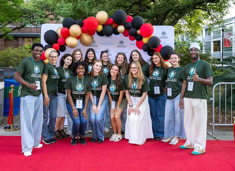 Students at the The 2026 Tulane Film Festival