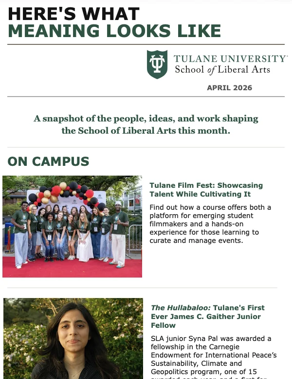 April 2026 Newsletter