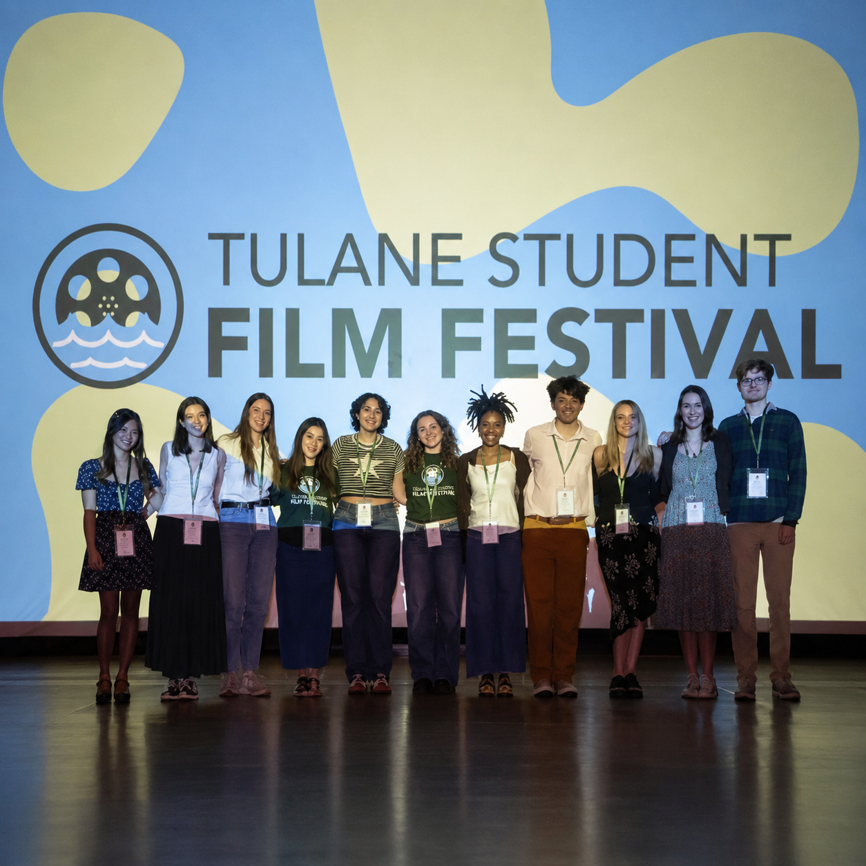 Eleven student Participants of the 2024 Tulane Student Film Festival