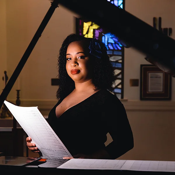 Composer Courtney Bryan, Tulane University. photo Taylor Hunter