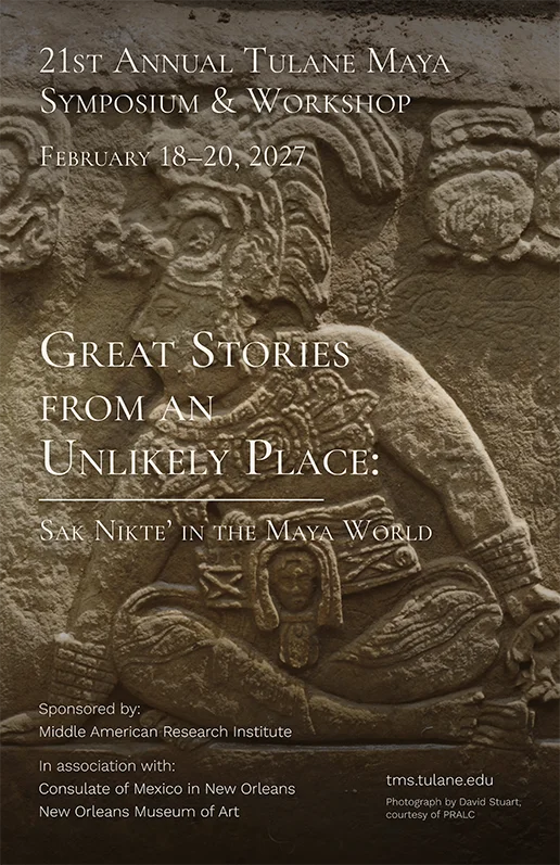 Poster for the Tulane Maya symposium