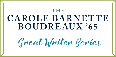 logo for The Carole Barnette Boudreaux ’65 Great Writer Series