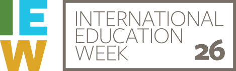 logo for International Education Week 2026
