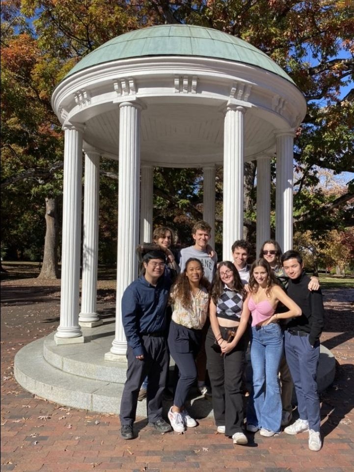 Tulane students at the University of North Carolina Model United Nations Conference