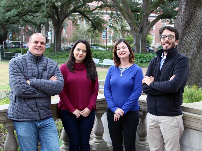 André Zapani, Bárbara Lima, Daniela Neves, and Juliano Domingues