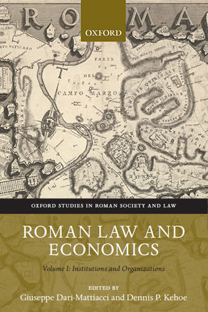 Book Cover, Roman Law and Economics, Vol I and Vol II