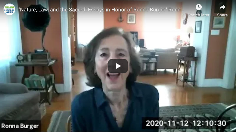  Essays in Honor of Ronna Burger
