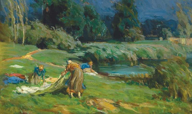 Henry Ossawa Tanner’s (1859–1937) painting The Laundress