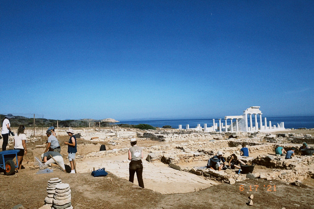 Excavation Site along the Aegean Sea