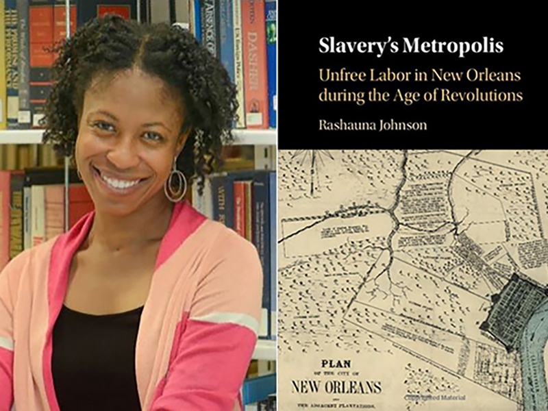 Rashauna Johnson: Public Lecture and Book Signing event flyer