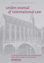Leiden Journal of international law