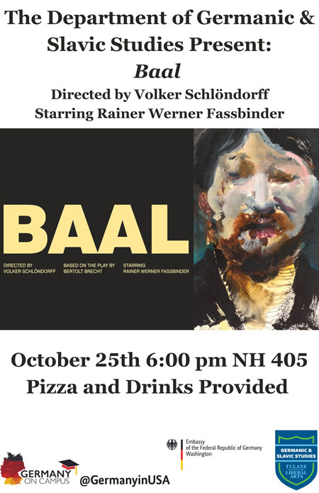 Poster for Baal movie screening