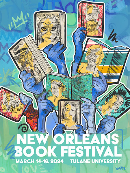 Poster for New Orleans Bookfestival, March 14–16, 2024