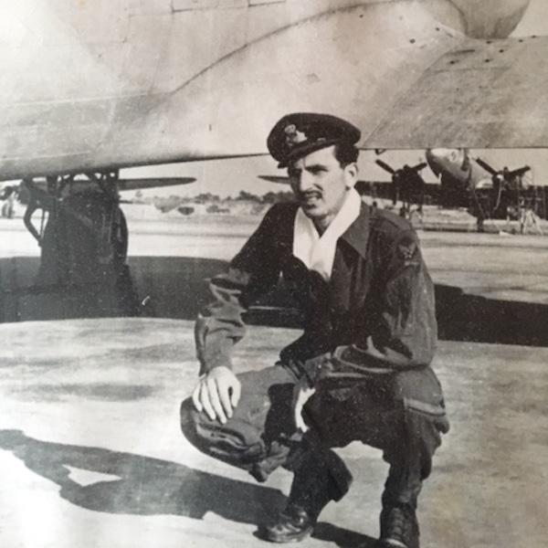 Dennis A Georges in WWII uniform