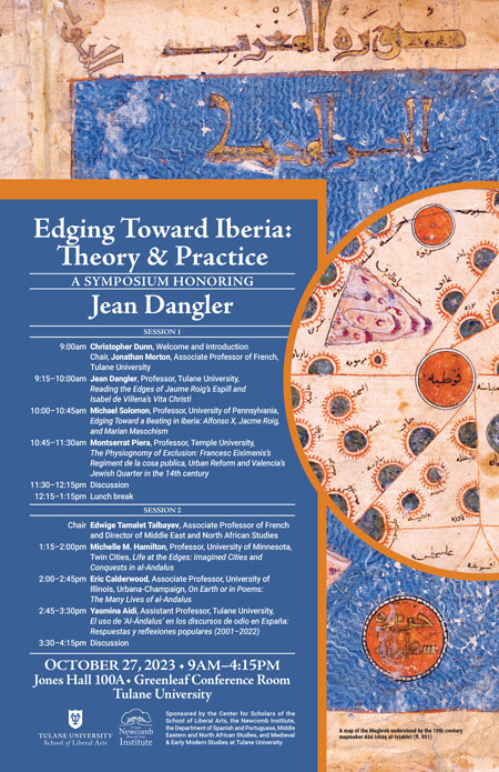 Event Poster for Edging Toward Iberia: Theory and Practice