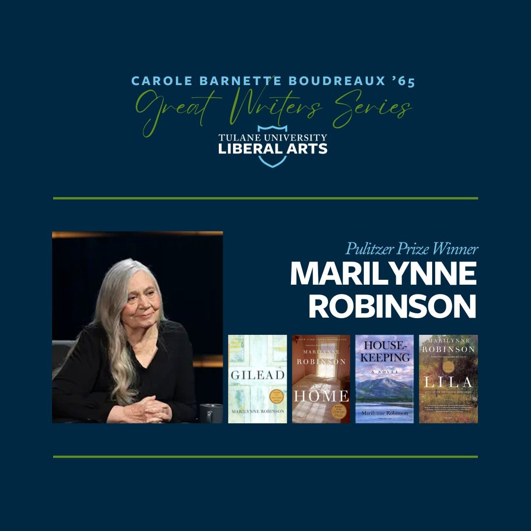 Pulitzer Prize-winning writer Marilynne Robinson will be on campus January 28 for a public talk.