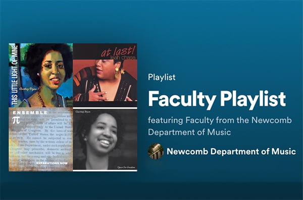 Spotify Playlist for Newcomb Music Faculty