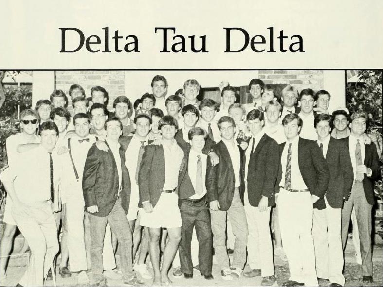 Delta Tau Delta Yearbook picture