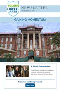 SLA Newsletter, October 2021 - Gaining Momentum
