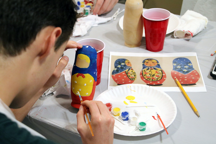 Tulane student makes a matryoshka doll