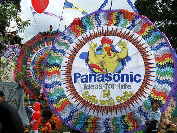 Large commercially branded kite